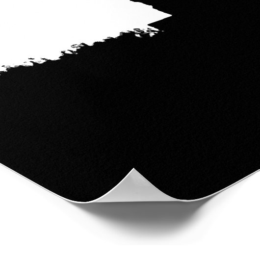 Vrijheidsbeeld Silhouette Poster Print (Hoek)