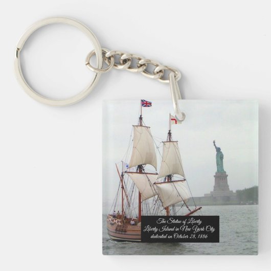 Vrijheidsbeeld Sleutelhanger (Voorkant)