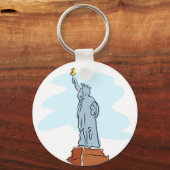 Vrijheidsbeeld Sleutelhanger (Voorkant)