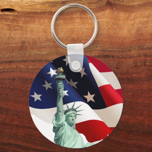 Vrijheidsbeeld Sleutelhanger (Voorkant)