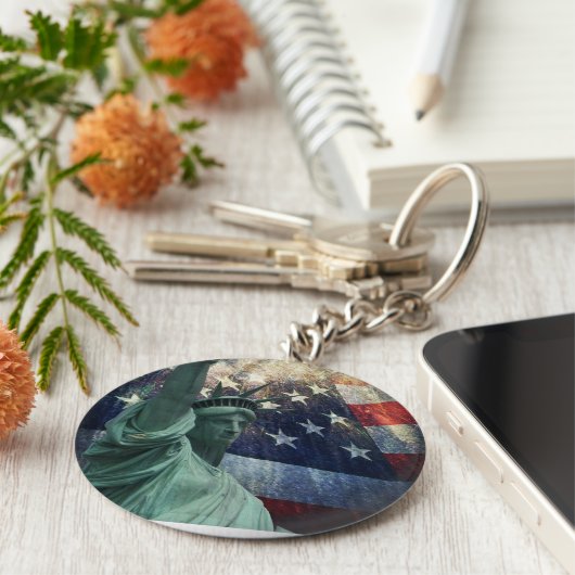 Vrijheidsbeeld Sleutelhanger (Zijkant)