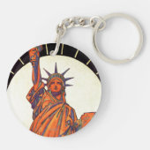 Vrijheidsbeeld Sleutelhanger (Achterkant)