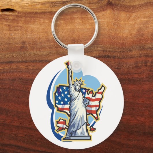 Vrijheidsbeeld Sleutelhanger (Voorkant)