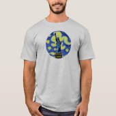 Vrijheidsbeeld Sterrennacht New York T-shirt (Voorkant)