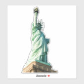 Vrijheidsbeeld Sticker (Vel)