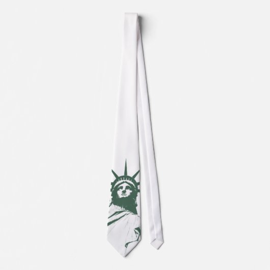 Vrijheidsbeeld Stropdas NY City Souvenir Necktie (Voorkant)