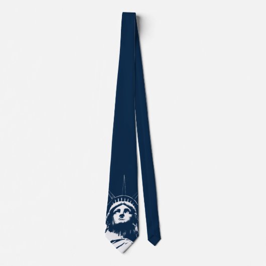 Vrijheidsbeeld Stropdas NY City Souvenir Necktie (Voorkant)
