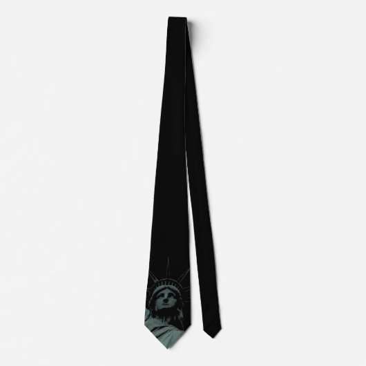 Vrijheidsbeeld Stropdas NY City Souvenir Necktie (Voorkant)
