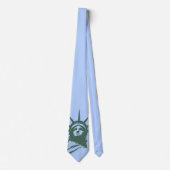 Vrijheidsbeeld Stropdas NY City Souvenir Necktie (Voorkant)