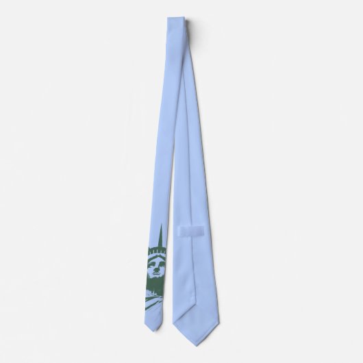 Vrijheidsbeeld Stropdas NY City Souvenir Necktie (Achterkant)