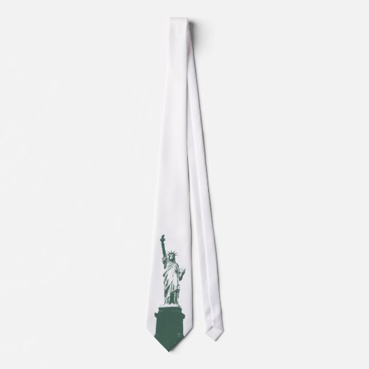 Vrijheidsbeeld Stropdas NY City Souvenir Necktie (Voorkant)
