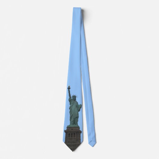 Vrijheidsbeeld Stropdas NY City Souvenir Necktie (Voorkant)