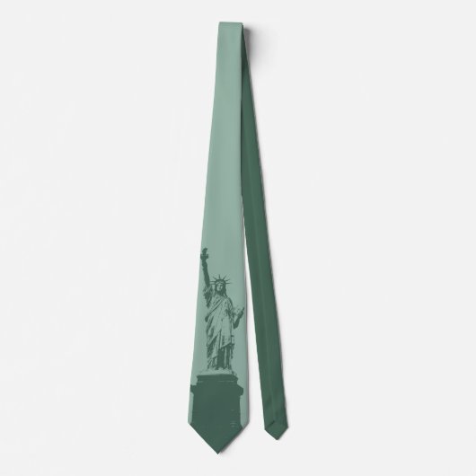 Vrijheidsbeeld Stropdas NY City Souvenir Necktie (Voorkant)
