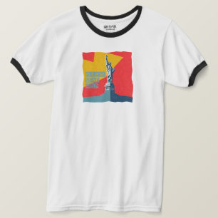 Vrijheidsbeeld Stuur alsjeblieft hulp - Red de dem T-shirt