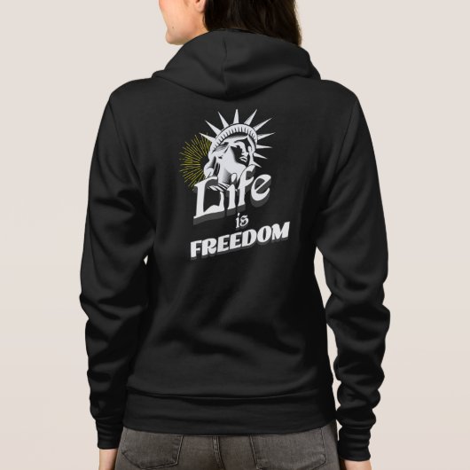 Vrijheidsbeeld T-shirt (Achterkant)