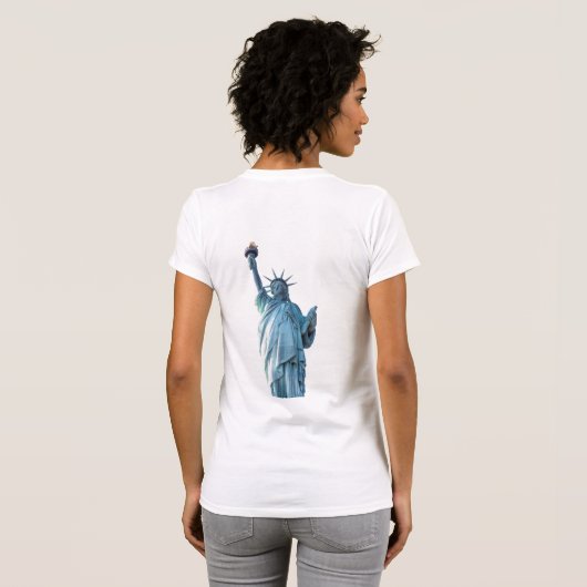 Vrijheidsbeeld T-shirt (Achterkant volledig)