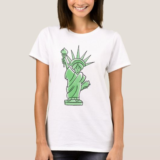 Vrijheidsbeeld T-shirt (Voorkant)