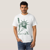 Vrijheidsbeeld T-shirt New York Value T-shirt (Voorkant volledig)