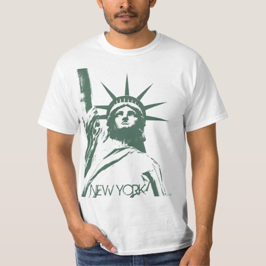 Vrijheidsbeeld T-shirt New York Value T-shirt (Voorkant)