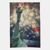Vrijheidsbeeld Theedoek (Verticaal)