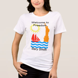 Vrijheidsbeeld Tri-Blend Shirt