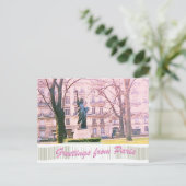Vrijheidsbeeld uit Parijs Briefkaart (Staand voorkant)