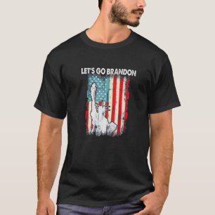 Vrijheidsbeeld van de Amerikaanse vlag 2 T-shirt