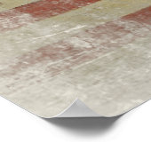 Vrijheidsbeeld van de  Amerikaanse vlag Poster (Hoek)