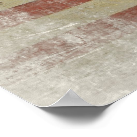 Vrijheidsbeeld van de Amerikaanse vlag Poster (Hoek)