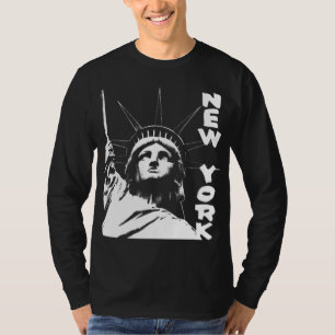 Vrijheidsbeeld van de Mannen van het Shirt NYC Shi