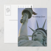 Vrijheidsbeeld van de staatsvrijheid briefkaart (Voorkant / Achterkant)