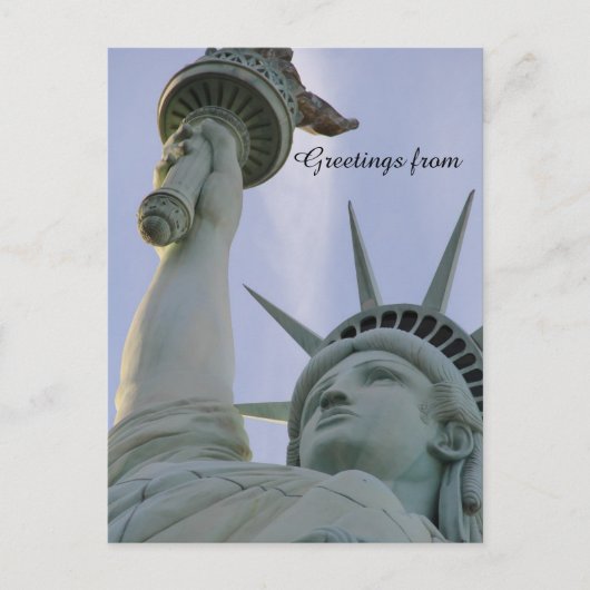 Vrijheidsbeeld van de staatsvrijheid briefkaart (Voorkant)