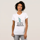 Vrijheidsbeeld van het shirt van immigranten (Voorkant volledig)