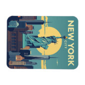 Vrijheidsbeeld van New York Travel Magneet (Horizontaal)