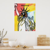 Vrijheidsbeeld van Poster prints (Keuken)