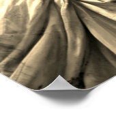 Vrijheidsbeeld van Sepia Close-up in New York Poster (Hoek)