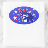 Vrijheidsbeeld van Stickers (Tas)