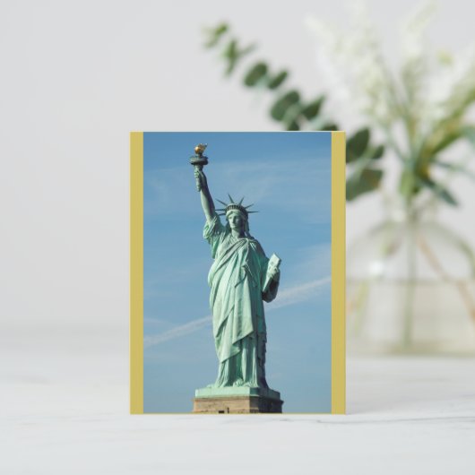 Vrijheidsbeeld Verlichting wereld Briefkaart (Staand voorkant)