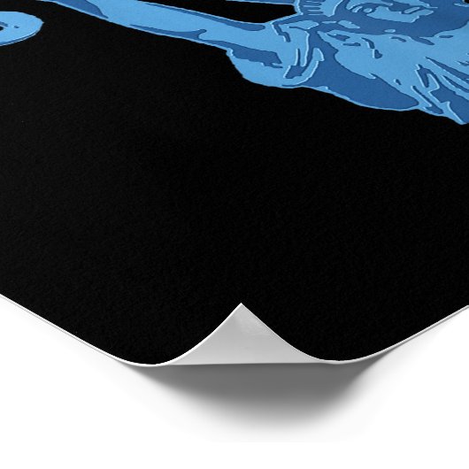 Vrijheidsbeeld verzet zich tegen grafisch #resist  poster (Hoek)