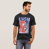 Vrijheidsbeeld verzet zich tegen protest T-shirt (Voorkant volledig)