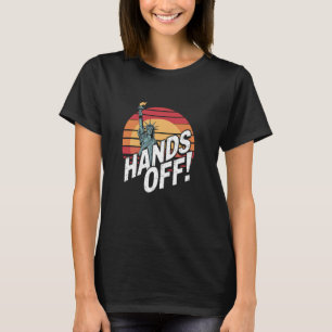 Vrijheidsbeeld verzet zich tegen retro-Vintage T-shirt