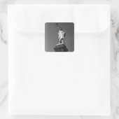 Vrijheidsbeeld Vierkante Sticker (Tas)