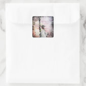 Vrijheidsbeeld Vierkante Sticker (Tas)