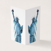 Vrijheidsbeeld Visitekaartje (Buitenkant)