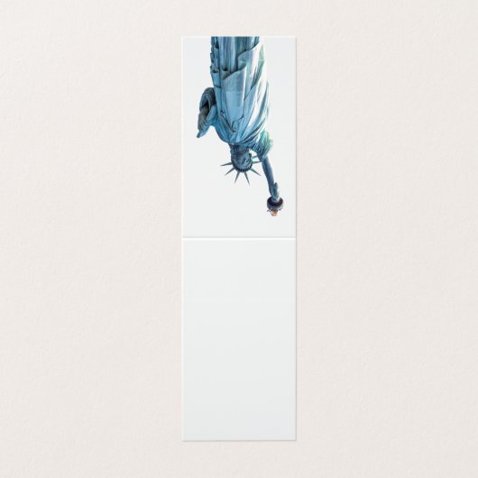 Vrijheidsbeeld Visitekaartje (Buitenkant ongevouwen)