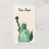 Vrijheidsbeeld Visitekaartje (Achterkant)