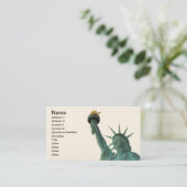 Vrijheidsbeeld Visitekaartje (Staand voorkant)