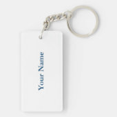 Vrijheidsbeeld, Vlag, Sterren & Stripes van de Ver Sleutelhanger (achterkant)