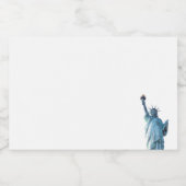 Vrijheidsbeeld Voedselcontainer Etiket (Enkel label)