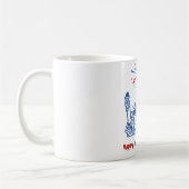 Vrijheidsbeeld Vuurwerk "4 juli" Koffiemok (Links)